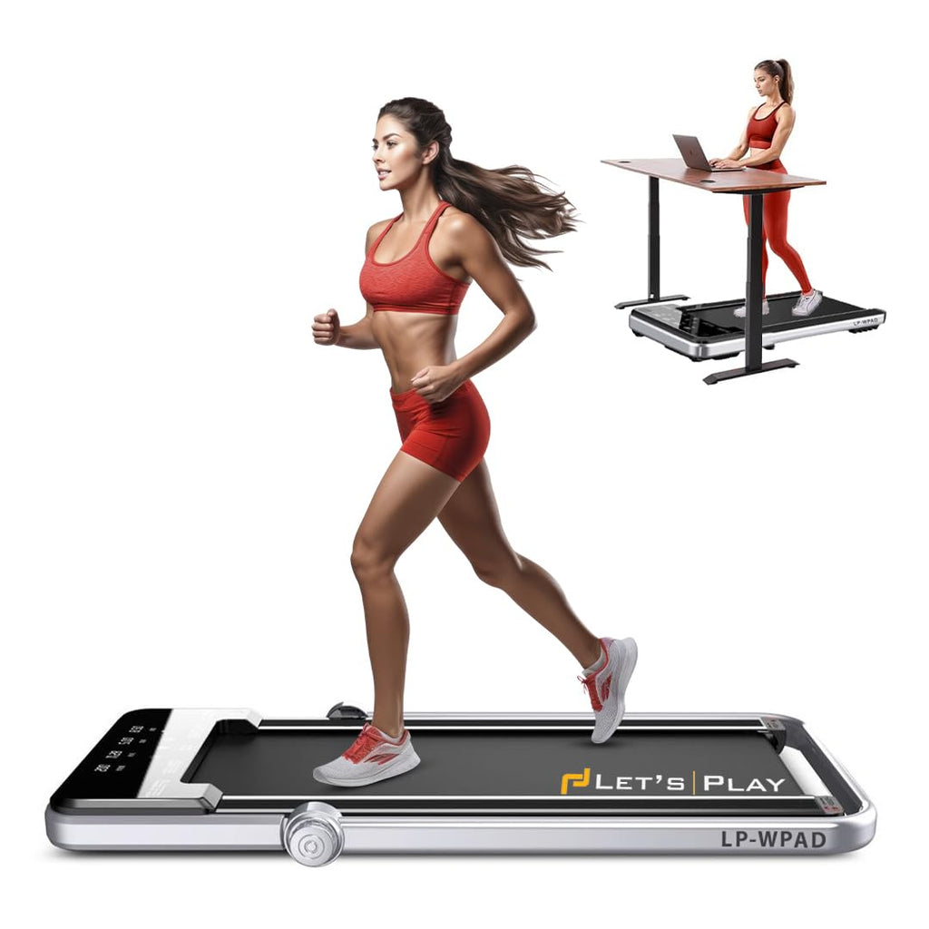 Let's Play Walking Pad Treadmill for Home Foldable 4Hp Peak Dc
