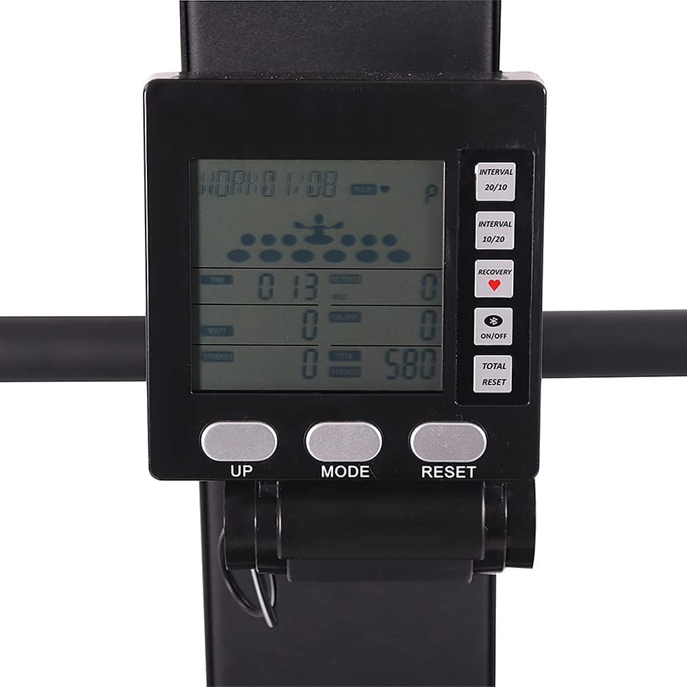 Let's Play Ski Machine, Rowing Machine For Full Body Workout At Home Gym Air Rowing Machine For Exercise With Floor Stand