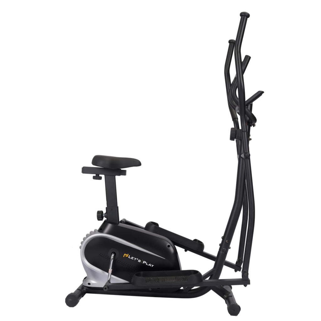 Let's Play In Elliptical Cross Trainer For Home Gym Full Body Workout Training Gym Cycle Exercise Bike With Adjustable Seat I Magnetic