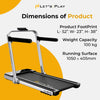 Let’s Play Walking Pad Treadmill for Home Foldable 4Hp Peak Dc Motor