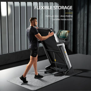 Let's Play® LP-400 Touch Screen Treadmill for Home Use 3.HP AC Motor (Peak 6 HP) 15.6