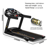 Let'S Play 4Hp Peak Motorized Treadmill For Home Gym Workout,Manual Incline Foldable Running Machine,110Kg User Weight,Max Speed 12 Km/Hr,Bluetooth Speaker,Lcd Display