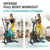Let's Play Cross Stepper for Home Dynamic, 3-in-1 Cross Trainer and Stepper with Training Computer - Innovative Training Device Combines Stepper and Cross Trainer Training