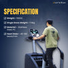 LET’S Play® Heavy Duty Stair Climber Stepper | Stair Master for Home & Commercial Gym Cardio | LCD Display, Climbing Mode, Heart Rate Monitor & 200Kg / 440Lbs Capacity for Full Body Workout
