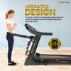 LET'S PLAY 4.5 HP Peak Japanese DC Motor Treadmill with Massager for Home Use | 3 Level Auto Incline, Max Speed 14.8km/hr, 120Kg User Weight | Anti-Skid Belt, 12 Programs, 1 Yr Warranty (Spider Plus)