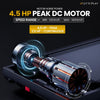 LET'S PLAY 4.5 HP Peak Japanese DC Motor Treadmill with Massager for Home Use | 3 Level Auto Incline, Max Speed 14.8km/hr, 120Kg User Weight | Anti-Skid Belt, 12 Programs, 1 Yr Warranty (Spider Plus)
