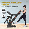 LET'S PLAY 4.5 HP Peak Japanese DC Motor Treadmill with Massager for Home Use | 3 Level Auto Incline, Max Speed 14.8km/hr, 120Kg User Weight | Anti-Skid Belt, 12 Programs, 1 Yr Warranty (Spider Plus)