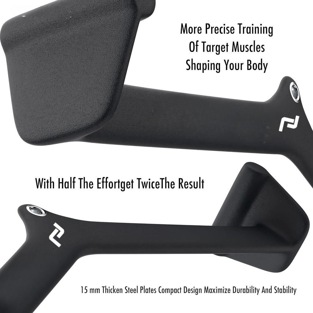 LET'S PLAY® LAT Pulldown & Tricep Press Down Cable Attachment, Handles for Cable Machines. Pull Down, Press Down, Row, Triceps, Biceps & Lats, V-Shaped Bar