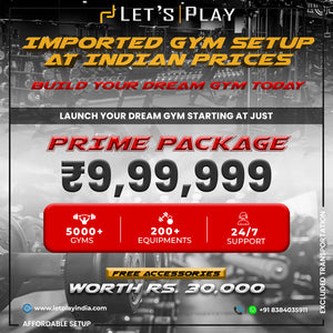 Let’sPlay® Complete Commercial Gym Setup with Equipment under 10 Lakhs