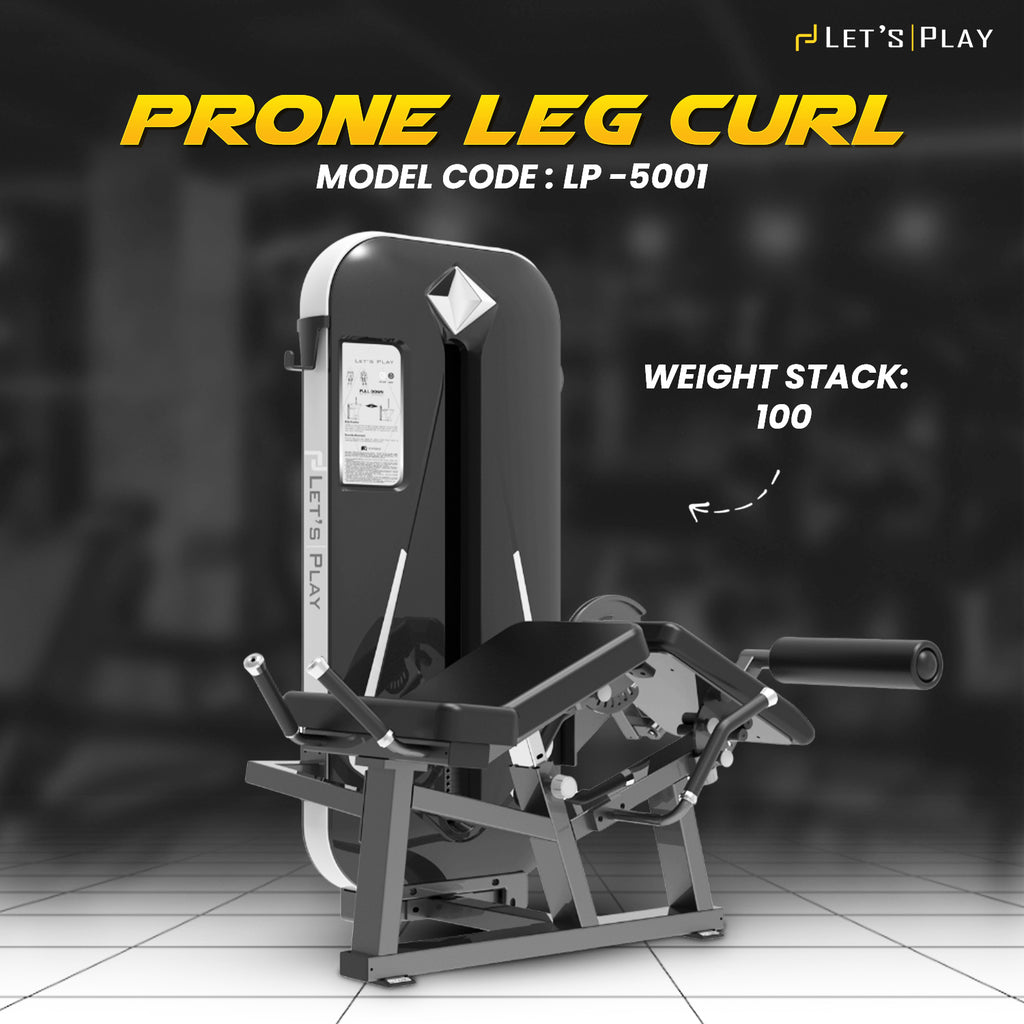 Let's Play Garanide Series Prone leg Curl machine