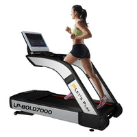 Let's Play LP Bold 7000 Foldable Treadmill: 200kg Capacity, 20-Level Auto Incline & LED Display for Home Fitness