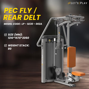 Let's Play Luxury Series Pec fly rear Delt Machine