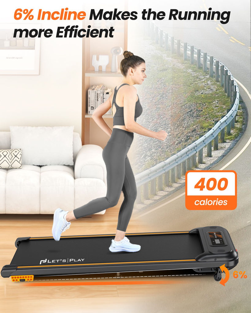 Let’s Play SWPAD Walking Pad Treadmill for Home Foldable 4Hp Peak Motor