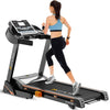 Let's Play® LP-100AC Professional Portable Automatic Treadmill for Home Use 3HP AC Motor (Peak 6 HP) Oil Less Belt Technology [5 Years Warranty on Motor] Foldable Running Machine - Bluetooth Speaker